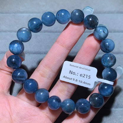 Natural Starlight Devil Blue Cat's Eye Aquamarine Bracelet