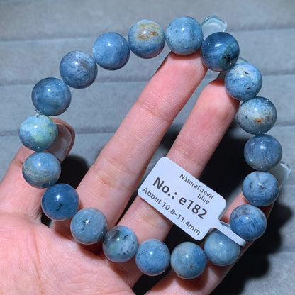 Natural Starlight Devil Blue Cat's Eye Aquamarine Bracelet