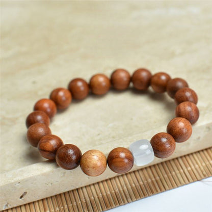 Authentic Burmese Rosewood Jade Bracelet