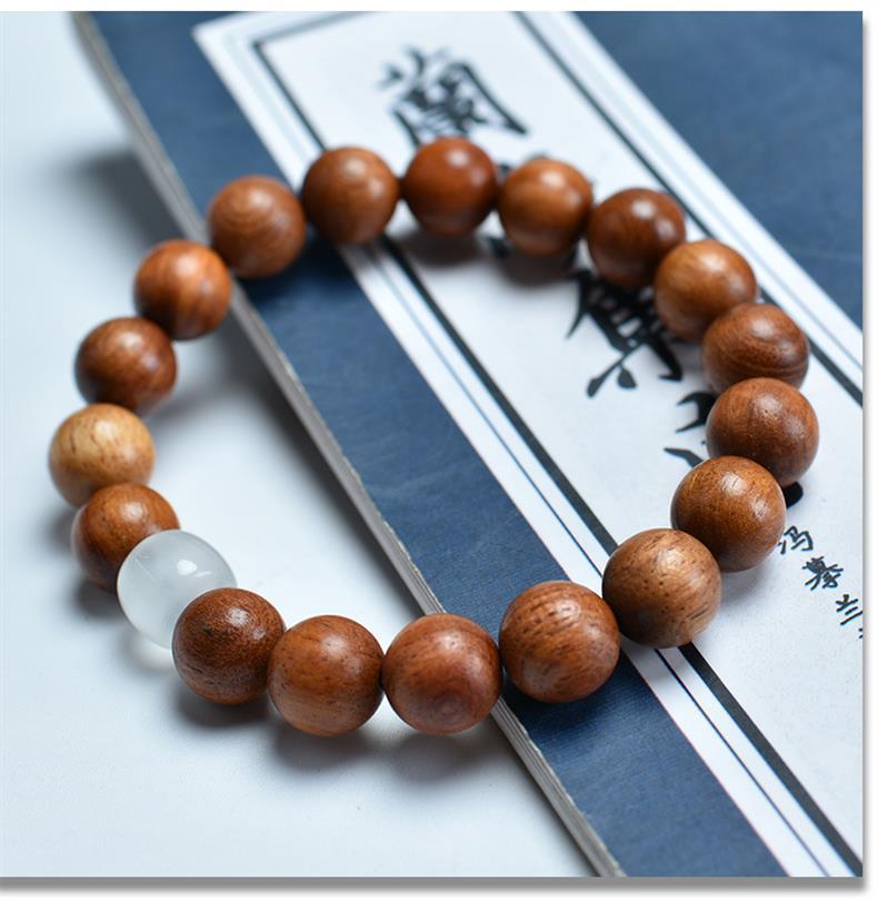 Authentic Burmese Rosewood Jade Bracelet