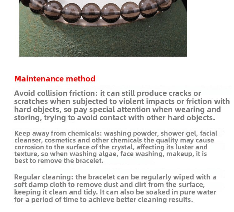 Natural Tea Obsidian Bracelet