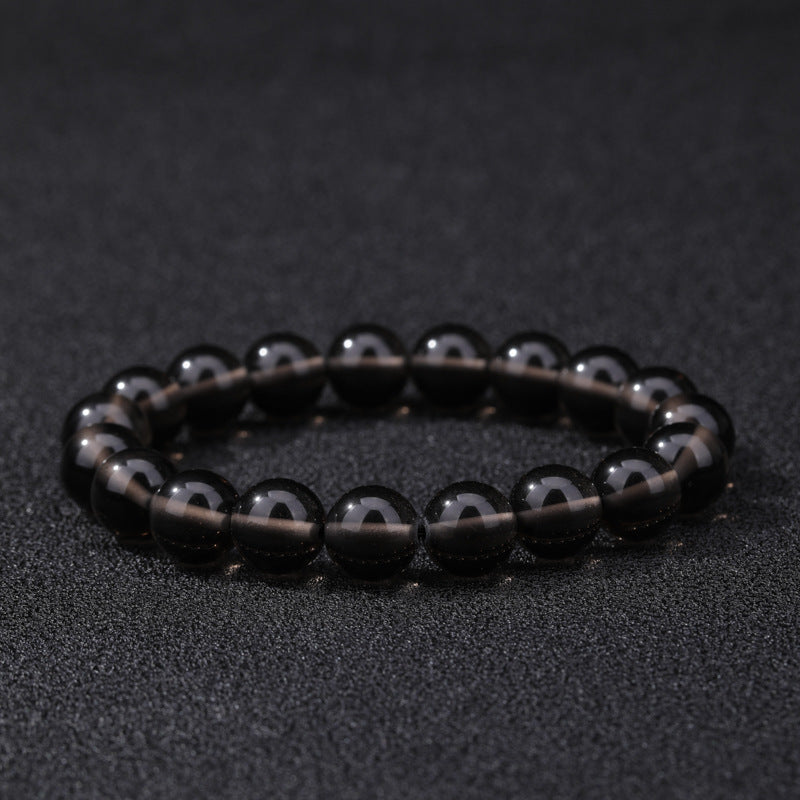 Natural Tea Obsidian Bracelet