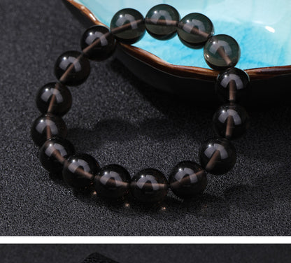 Natural Tea Obsidian Bracelet