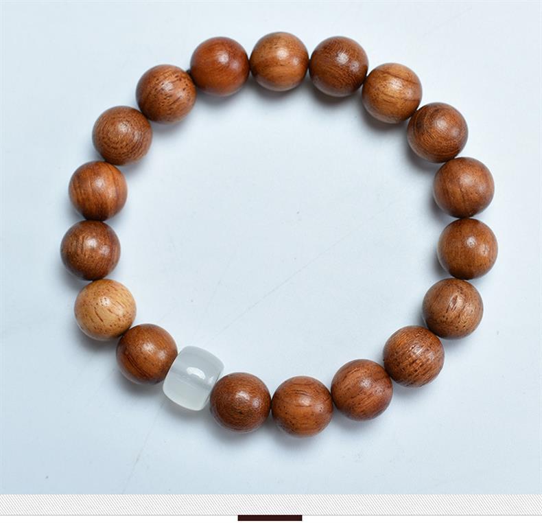 Authentic Burmese Rosewood Jade Bracelet