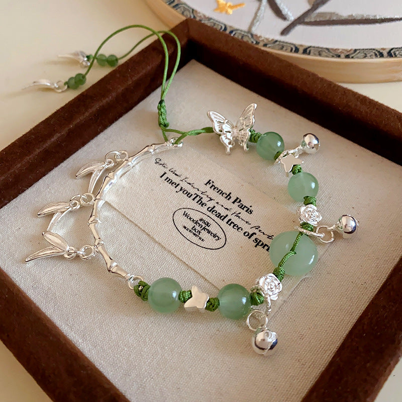 Diamond Butterfly Cat's Eye Bracelet