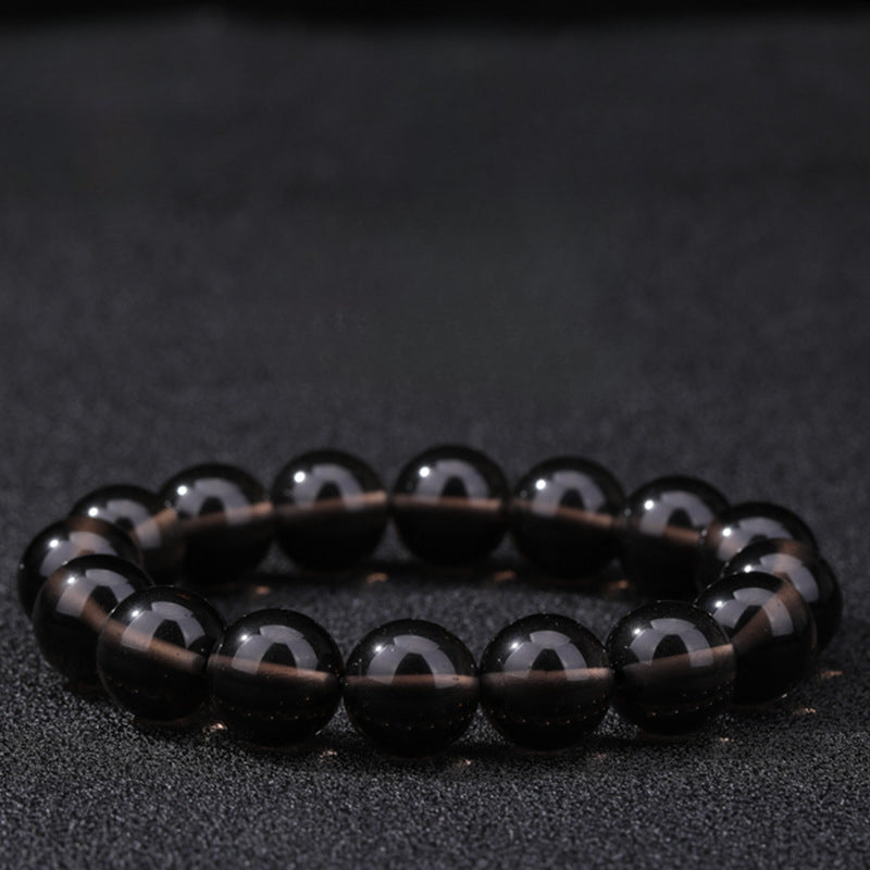 Natural Tea Obsidian Bracelet