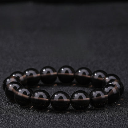 Natural Tea Obsidian Bracelet