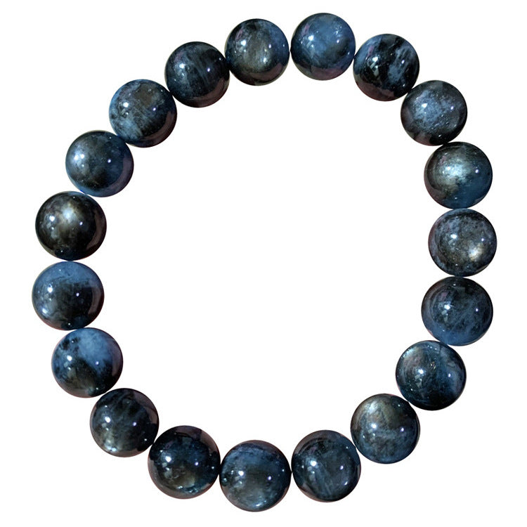 Natural Starlight Devil Blue Cat's Eye Aquamarine Bracelet