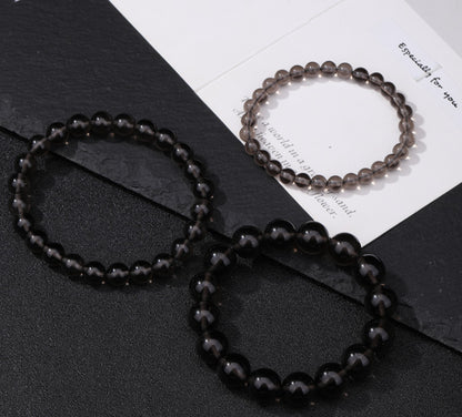 Natural Tea Obsidian Bracelet