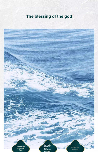 Natural Ice Starlight Aquamarine Crystal Bracelet