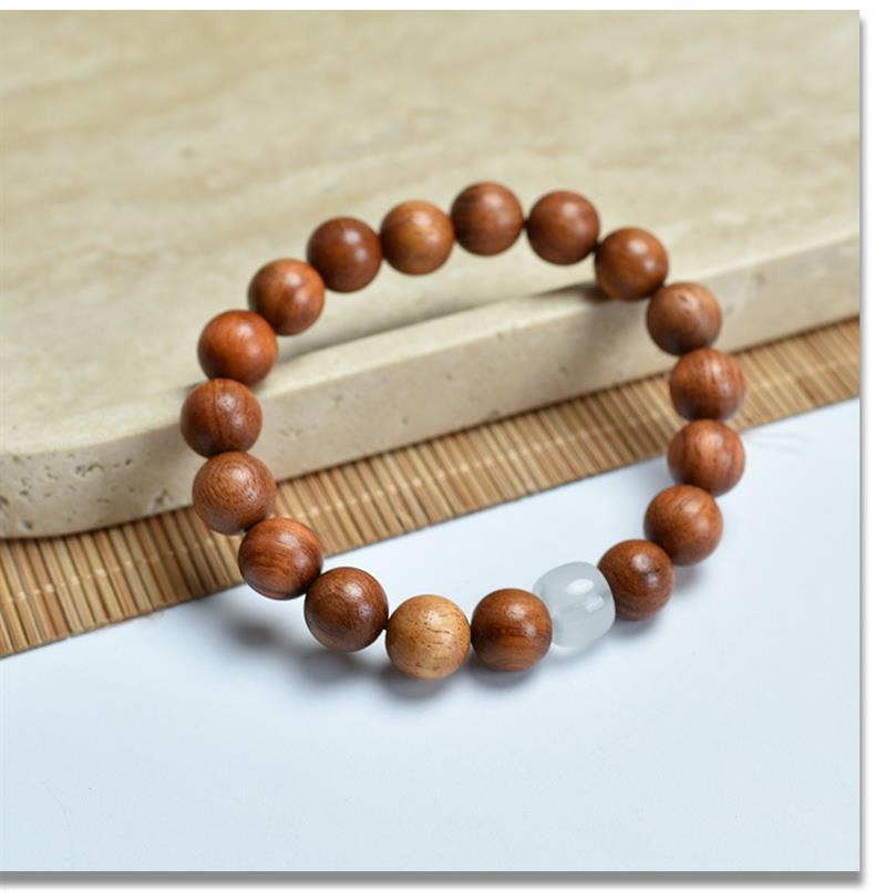 Authentic Burmese Rosewood Jade Bracelet