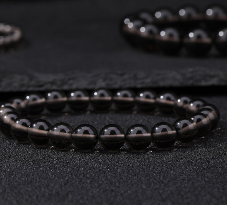 Natural Tea Obsidian Bracelet