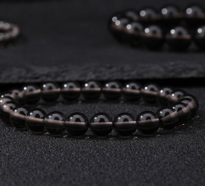 Natural Tea Obsidian Bracelet