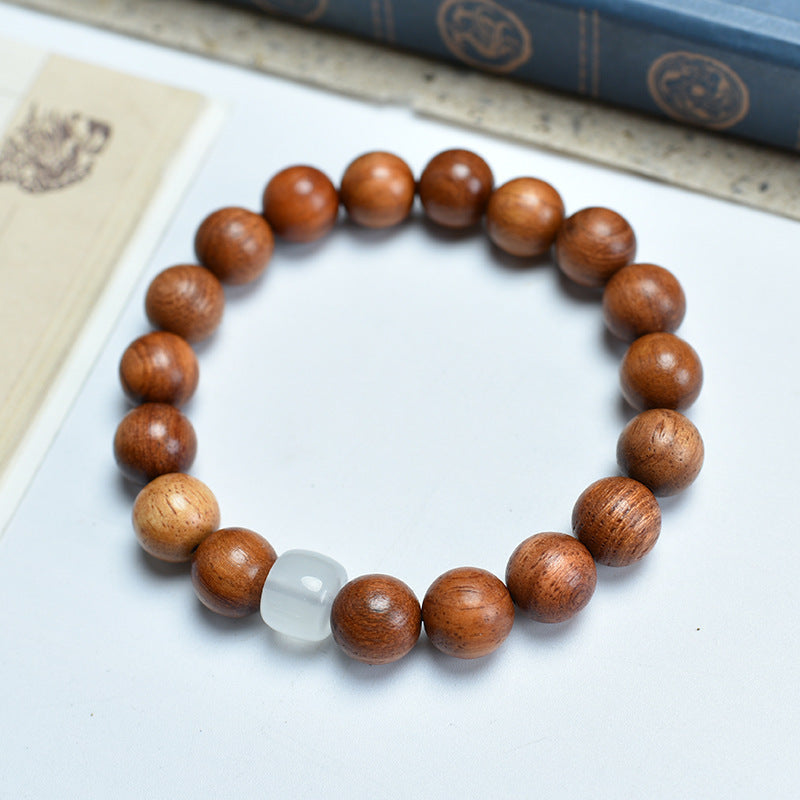 Authentic Burmese Rosewood Jade Bracelet