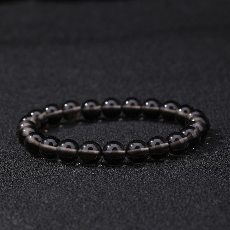 Natural Tea Obsidian Bracelet