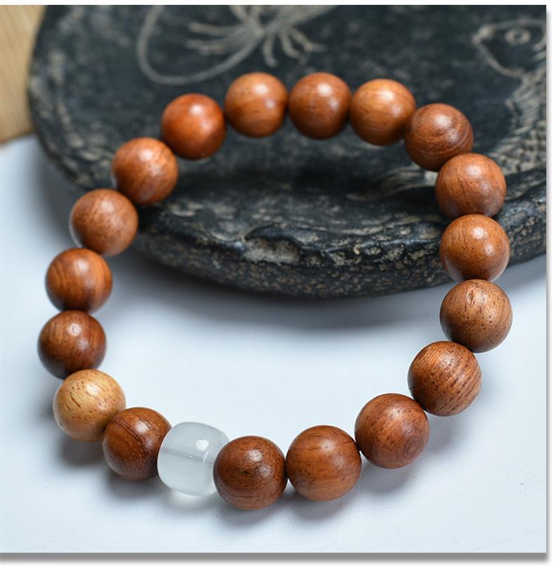 Authentic Burmese Rosewood Jade Bracelet