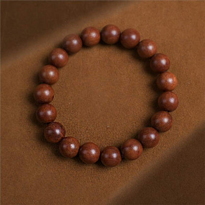 Authentic Burmese Rosewood Jade Bracelet
